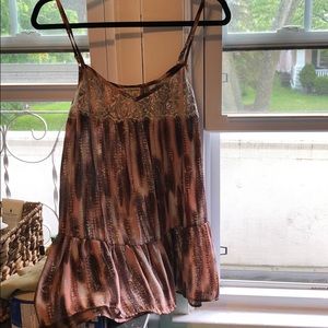 Spaghetti Strap Long Tank Top